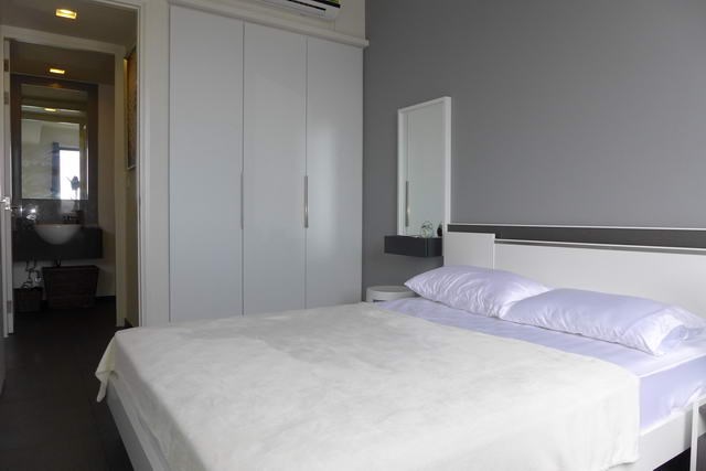 Condominium for Rent Pattaya showing the bedroom en-suite Condominium for Rent Pattaya showing the bedroom en-suite