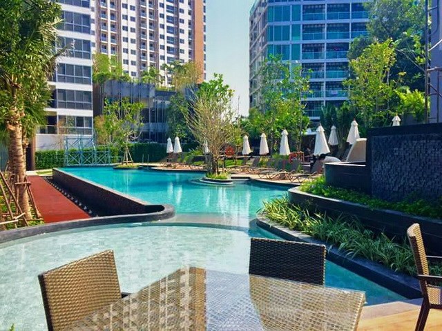 Condominium for sale UNIXX South Pattaya showing the communal swimming pool and terraces Condominium for sale UNIXX South Pattaya showing the communal swimming pool and terraces