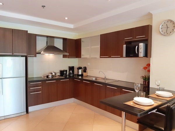Condominium for rent Jomtien showing the kitchen Condominium for rent Jomtien showing the kitchen