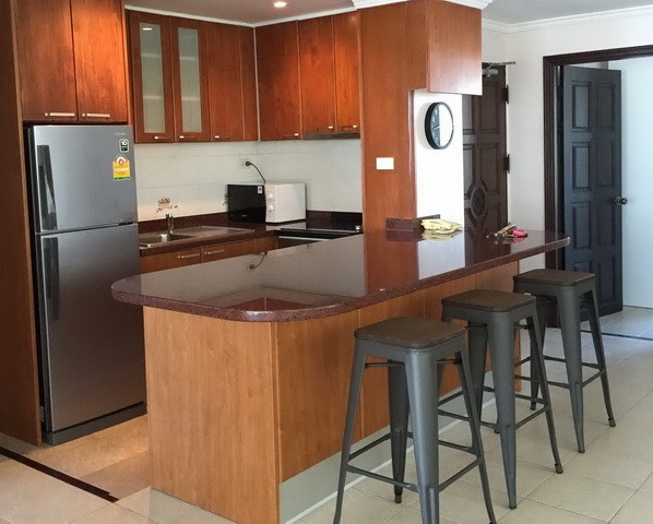Condominium for rent Jomtien Beach showing the kitchen Condominium for rent Jomtien Beach showing the kitchen